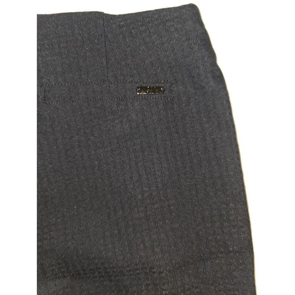 Calvin Klein Black Ankle Pants Size 4, Stretch Waist Slim Trousers - Picture 6 of 10